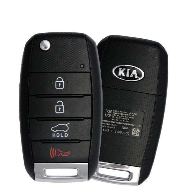 Oem OEM: NEW: 2014-2018 Kia Soul / 4-Button Flip Key / PN: 95430-B2100 / OSLOKA-875T RFK-KIA-B2100 - main